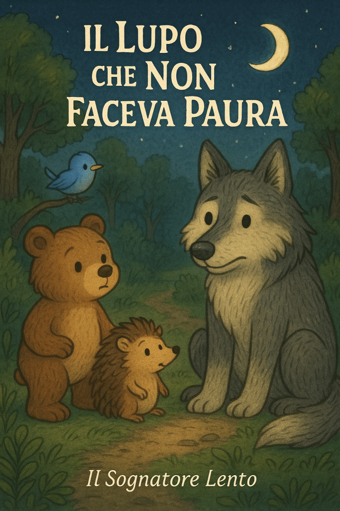🌟 Racconto 2 – Il Lupo che non faceva&nbsp;paura