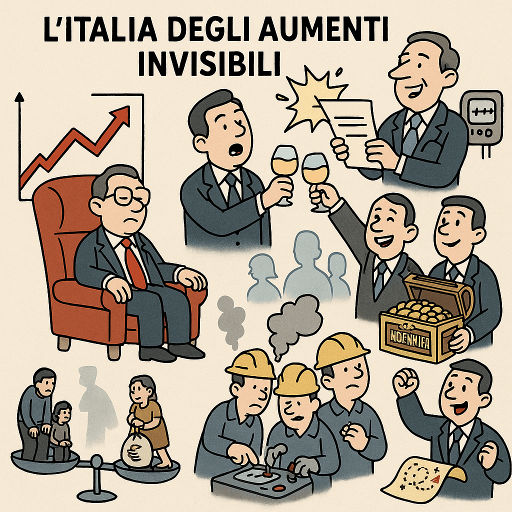 🪑 Capitolo 1 –L’Italia degli Aumenti&nbsp;Invisibili